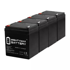 12-Volt 5 Ah SLA Sealed Lead Acid AGM Type Replacement Battery for Alarm/Secur