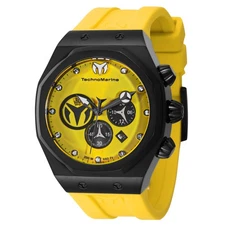 Technomarine Men's Yellowjacket 45mm Crystal Chrono Reef Sun Watch TM-523002