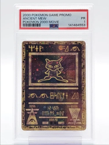 ANCIENT MEW 2000 POKEMON GAME POKEMON 2000 MOVIE PROMO B PSA 1 Q4444