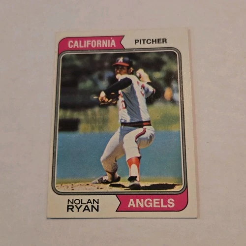 Topps 1974 Nolan Ryan #20 California Angels Baseball Trading Card