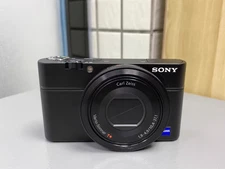 90%NEW-Sony RX100 20.2 MP 3.6 x Compact Digital Camera w/Charger & Card&Battery