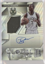 2016-17 Panini Spectra Global Icons Memorabilia 195/199 Thon Maker #8 Auto r7o