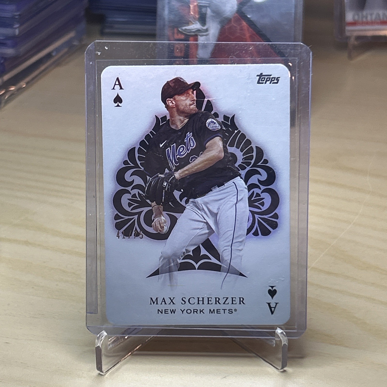 2023 Topps Max Scherzer All Aces #AA-25 RARE GOLD /75