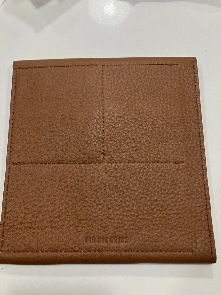 Shinola 棕色皮革收纳袋/手拿包 *停产* 罕见 — 第 4/4 张图片