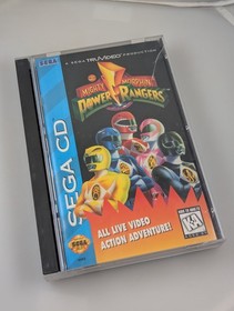 Sega CD - Mighty Morphin Power Rangers - Complete CIB w/ Foam Reg Card VG