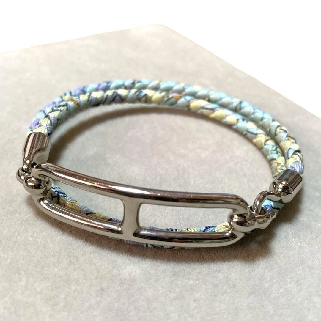 HERMÈS Bracciale Hermes Leri Dubletour arancione ottimo usato senzala sca 5 3lici pollicile