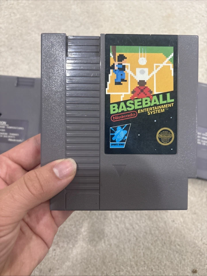 Lote De 3 Juegos NES Nintendo Tenis, Béisbol, Golf Caja Negra No Probados  Foto 4 de 4
