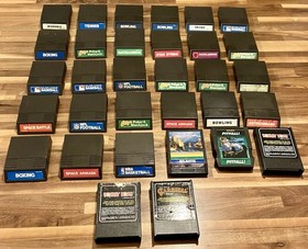 Lot of 32 Intellivision Games - Cleaned - Free Shipping