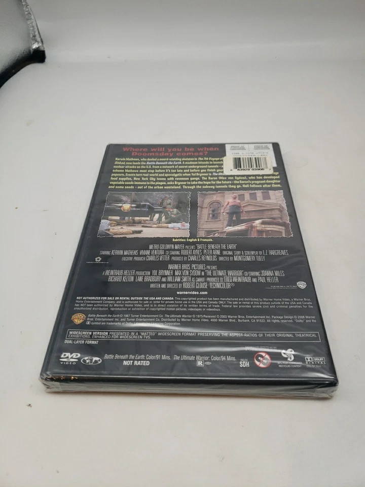 (NEW / SEALED) SCI-FI - Battle Beneath The Earth / Ultimate Warrior [DVD, 2003] - Image 4 of 4