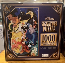 2025 Disney Parks Fantasia Sorcerer Mickey 1000 Pc Signature Puzzle NEW