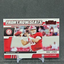 2021 Panini Contenders Draft Picks Mac Jones Front Row Seats Red Foil Patriots 