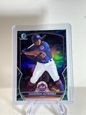 DAIVERSON GUTIERREZ 2023 Bowman Draft Blue Green Lunar /125 New York Mets 🍎