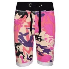 Kids Girls Shorts Fleece Camouflage Chino Short Knee Length Half Pant 3-13 Years
