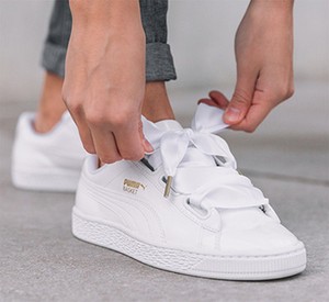 puma basket heart white usa