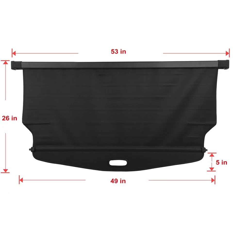 For Chevrolet Equinox GMC Terrain Tonneau Privacy Shield Cargo Cover Retractable Foto 2 de 4
