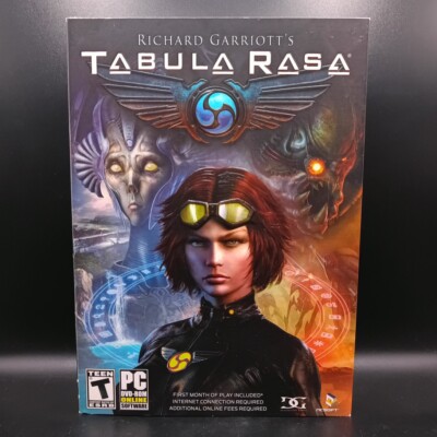 Richard Garriotts Tabula Rasa (PC, 2007) CIB VG Complete Sleeved Poster Etc