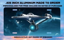 STAR TREK ENTERPRISE LICENSE PLATE FOR AUTO 12X6 ALUMINUM 5