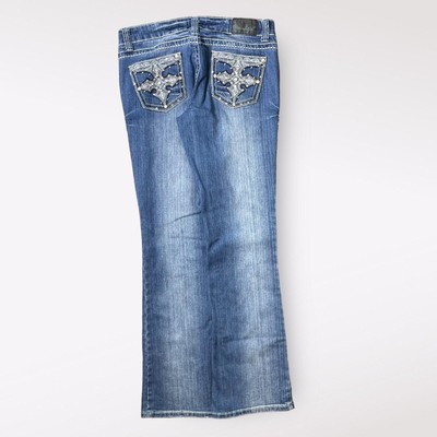 Sound girl Vintage Embellished Boot cut Jeans Size 11