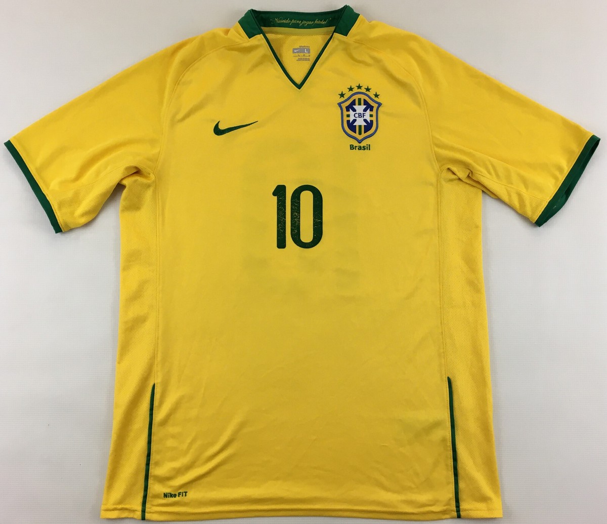 Brazil 2008 2010 #10 (Kaka / Ronaldinho) Nike shirt soccer jersey