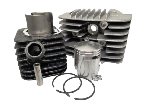 KIT MOTORE CILINDRO OLYMPIA D. 43 TESTA E GUARNIZIONE POLINI 65 Cc Spinotto 10 Piaggio Ciao Si Bravo Boxer Grillo Ecc