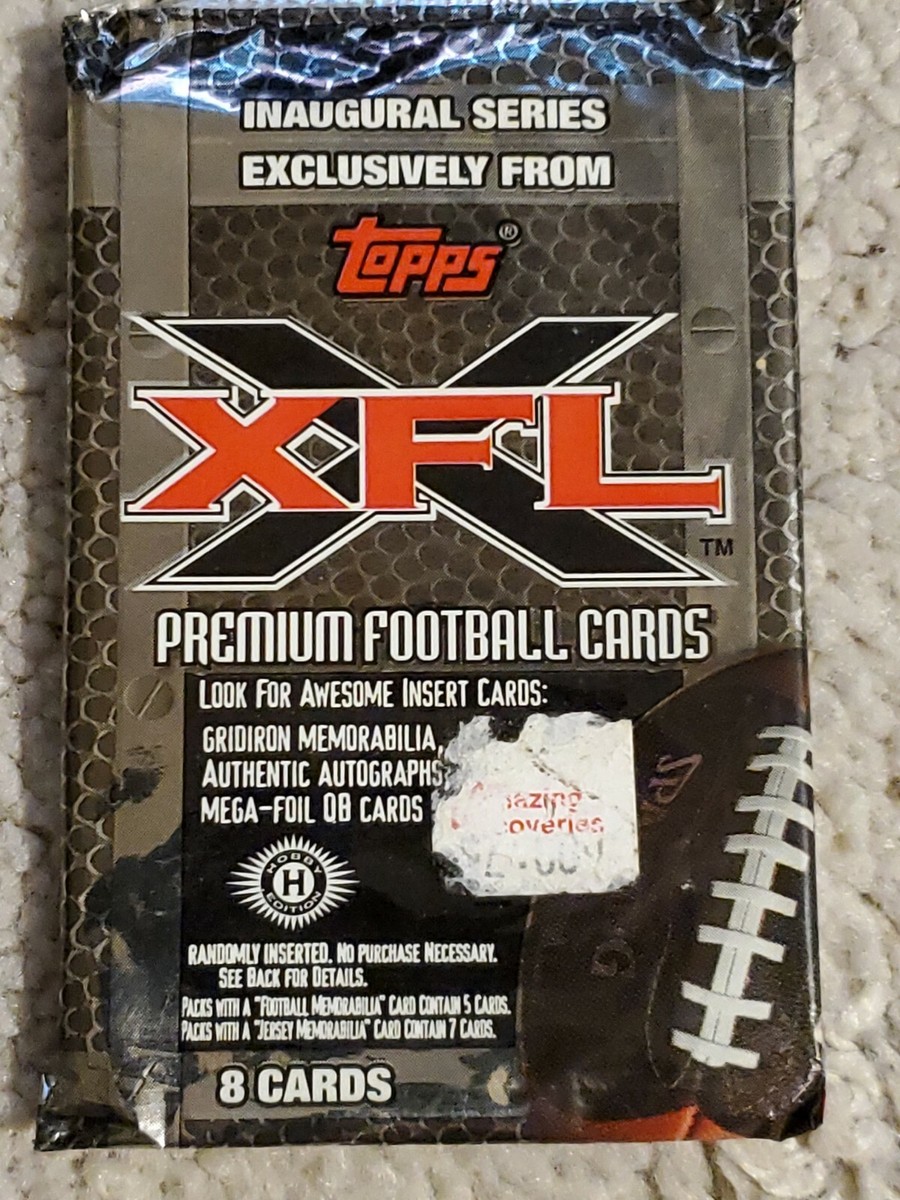 SEALED Inaugural Series XFL Premium Football Cards | eBay