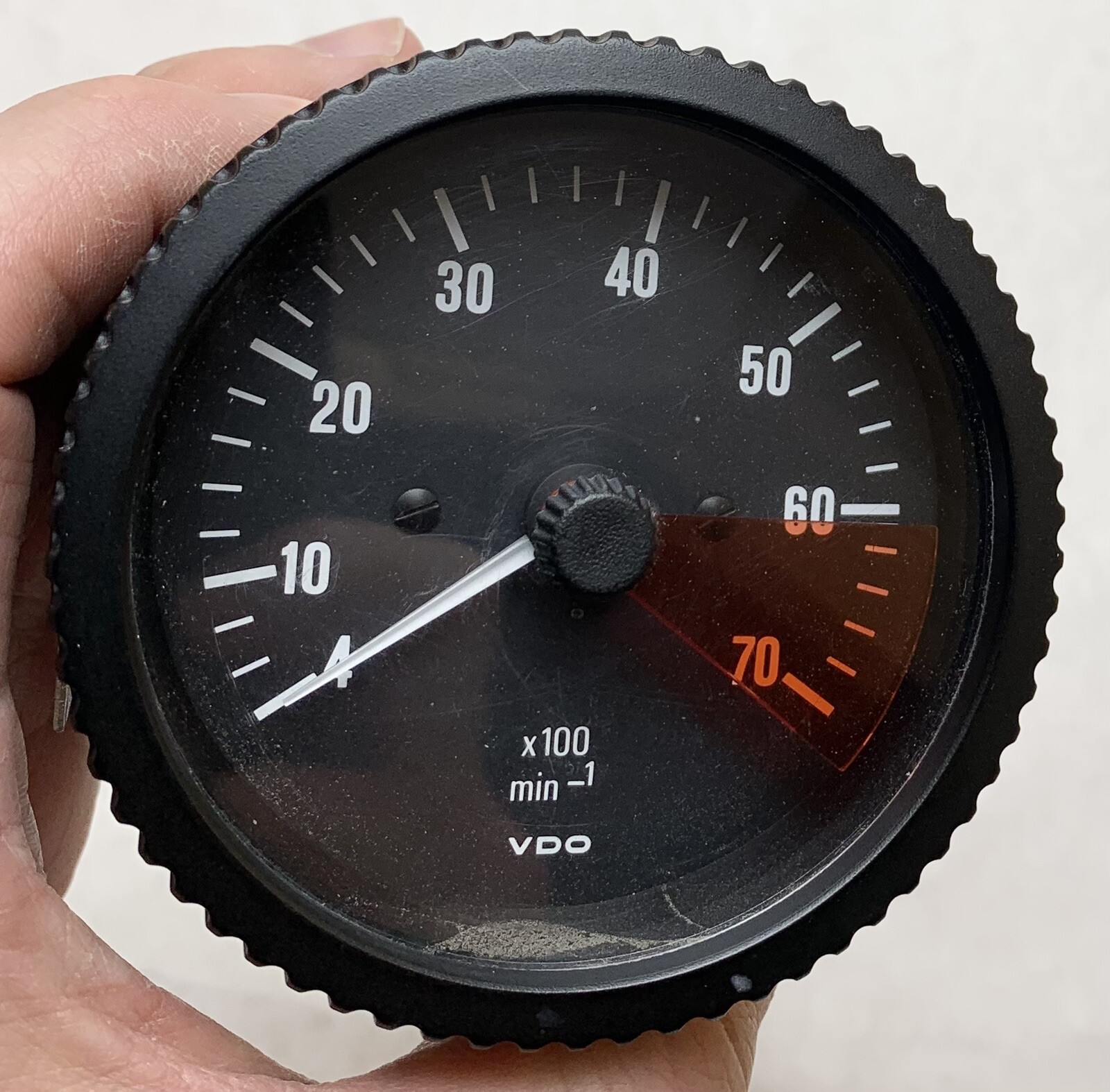 Vtg 1980s VDO 4-70 Indicator RPM Meter Gauge x100 min-1 Made In Germany ...