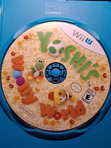 Yoshi's Woolly World (Wii U, 2015) Disc and Sleeve Only