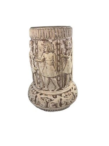 Weller ? 1920s Greek Revival Vase Brush Ware