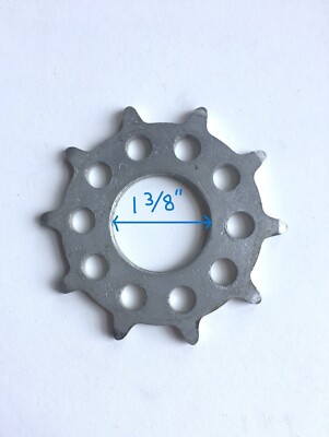 Musselman Skip Tooth Coaster Brake Cog 3/16 10t Threaded 1 3/8'' NOS USA Antique