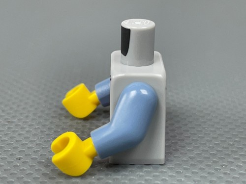 LEGO Minifigure Torso Chain Mail Light Purple Yellow Crown Series 23 Knight - Picture 4 of 6