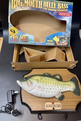 Vintage Big Mouth Billy Bass 1999 – Neuf Dans Sa Boîte D’origine (Gemmy)