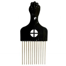 Peigne Défriser Métal Cheveux Accessoire Coiffure Afro Pro Démêler Entretien