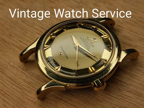 Omega vintage watch service, mechanical 