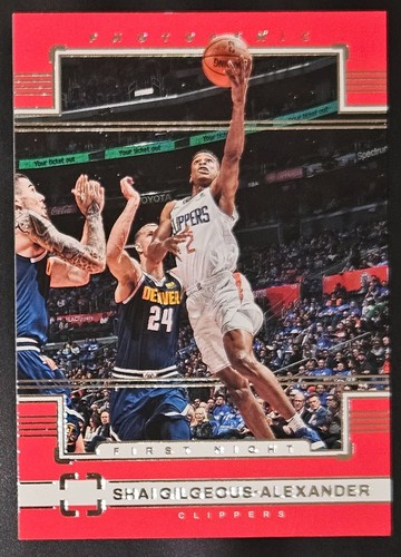 Shai Gilgeous-Alexander 2022-23 Photogenic FIRST NIGHT Insert Card (no.8)