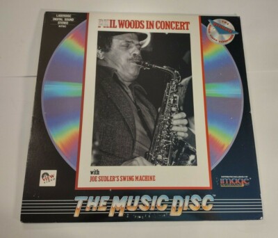 Phil Woods in Concert Laserdisc w/ Joe Sudler's Swing Machine Live Jazz Sax  