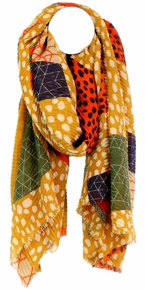 mustard ladies scarf