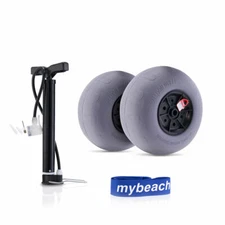 My Beach Cart® 13 inch balloon tire kit for beach cart trolley