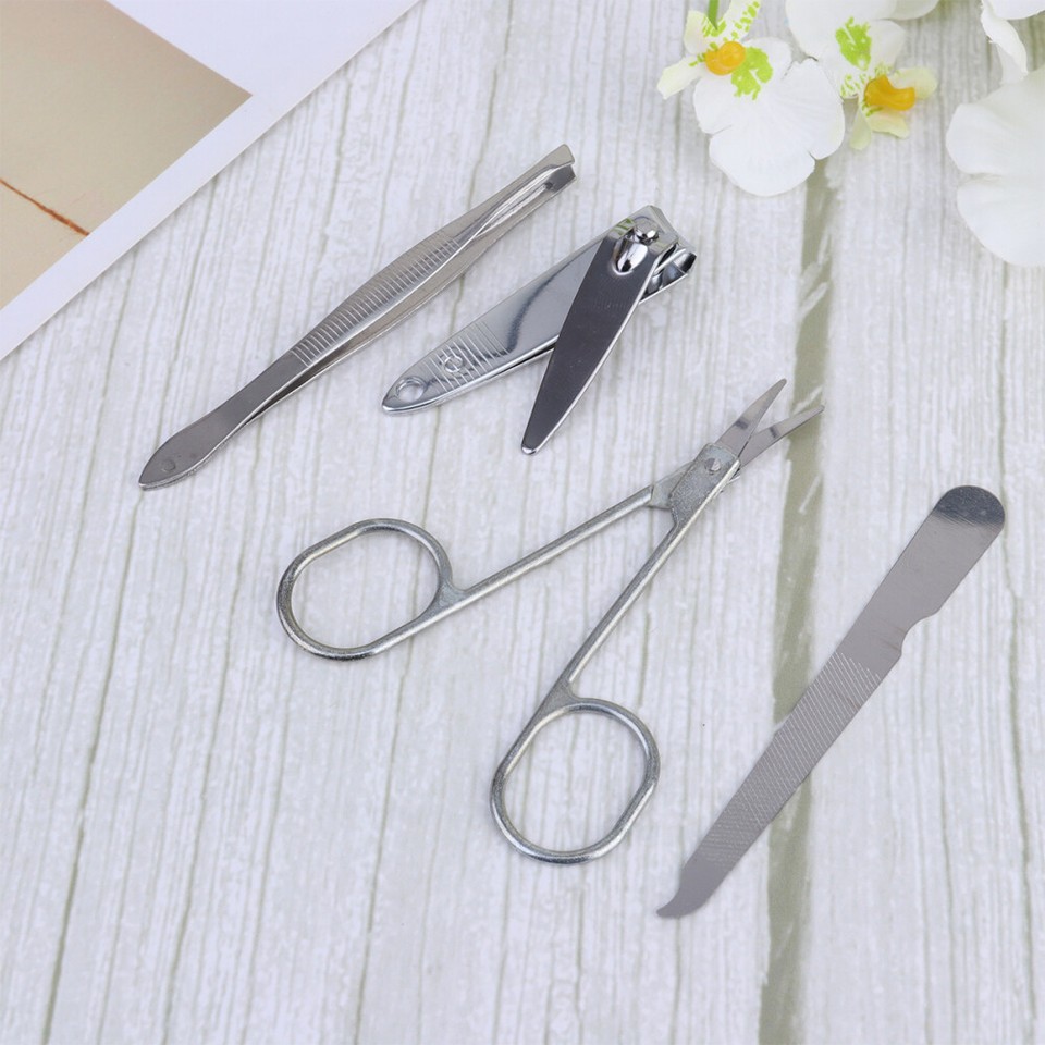 8 Sets Women's Grooming Kit Travel Manicure Nail Care Cosmetic eBay