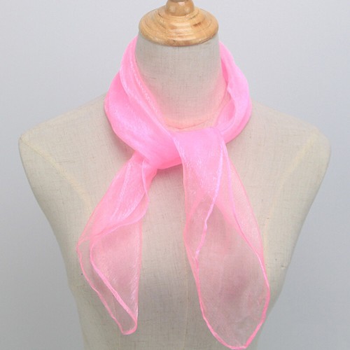 Gymnastic Towels Dancing Small Silk Scarves Square Scarf Chiffon Neckerchief - Picture 19 of 32