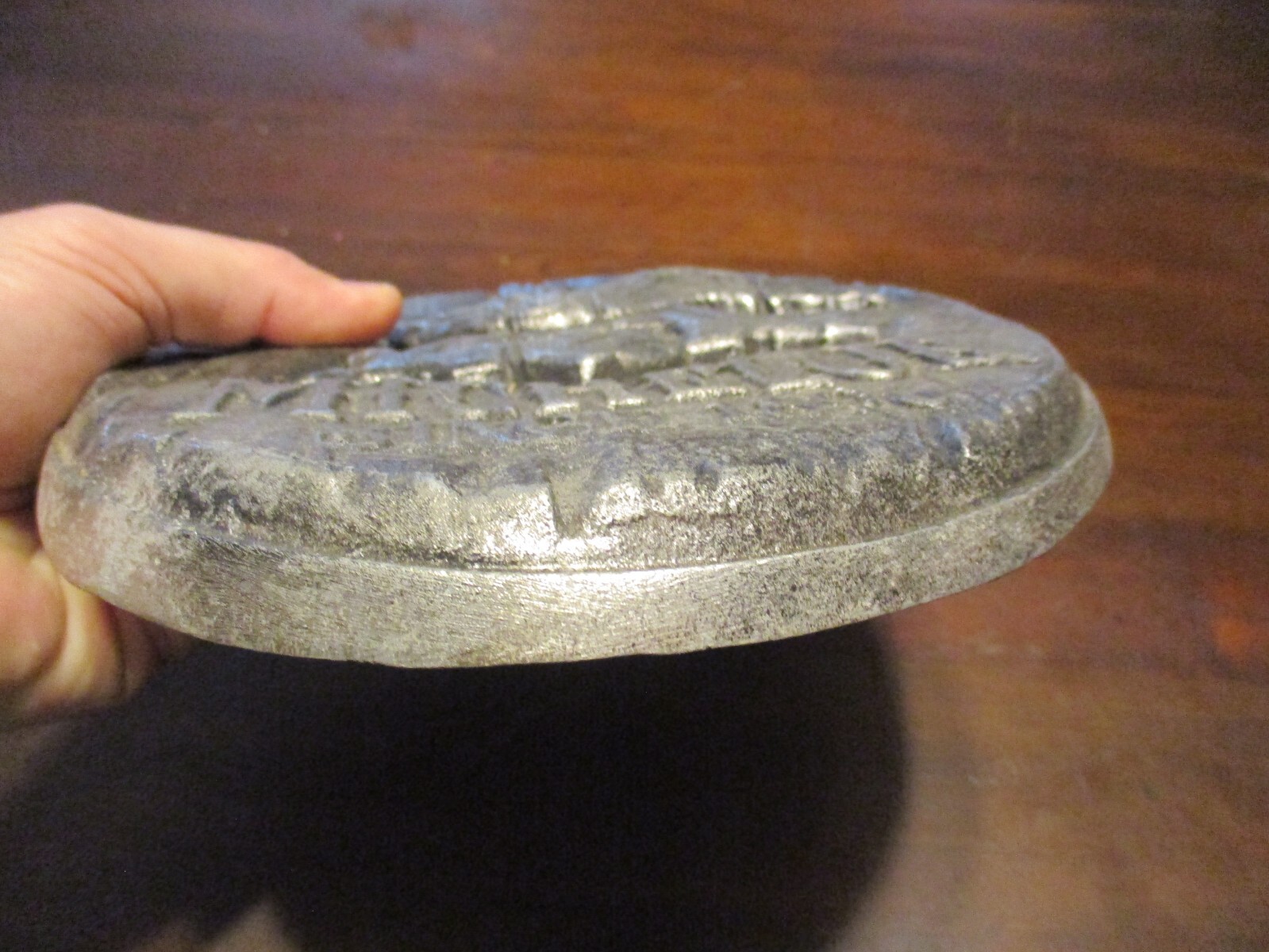 MICHELOB BEER SINCE 1896 3D ANHEUSER BUSCH OVAL SOLID CAST METAL HEAVY SIGN 9.5'