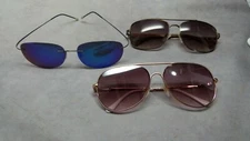 Lot of 3 pcs Women’s Full Rim and Rimless Sunglasses: Timberland and other