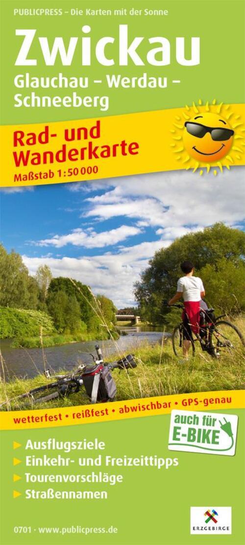 Thumbnail - Zwickau, Glauchau - Werdau - Schneeberg 1 : 50 000 | (land-)karte |