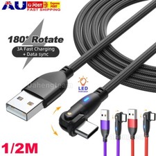 2M USB Type C Fast Charging Cable For Samsung S23 S10 S20 S21 S22 Ultra 5G USB-C
