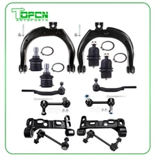 14x Front Control Arm Ball Joint Tie Rod For 2004-07 Chevy Trailblazer GMC Envoy