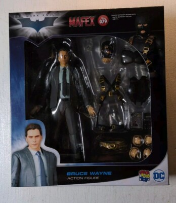 MAFEX No. 079 Bruce Wayne The Dark Knight Trilogy Medicom Action Figure Sealed