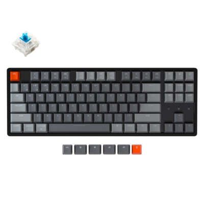 Keychron K8 TKL Layout Bluetooth Mechanical Keyboard RGB Backlit Aluminum Frame