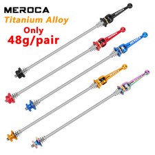 Bicycle Wheel Skewers MTB Road Bike QR Quick Release TITANIUM Front Rear Set
