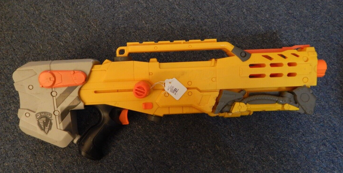 Longshot Nerf Gun CS6 N Strike Sniper Rifle Gun Yellow Version