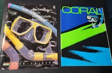 Vintage 1990 Ali Dolfino Coral Aqua Swim Pool Accessory Catalogs