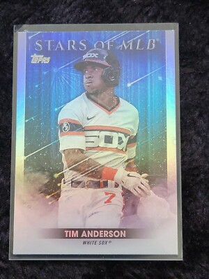 2022 Topps Stars of MLB Insert Tim Anderson Chicago White Sox Update Series 1 2
